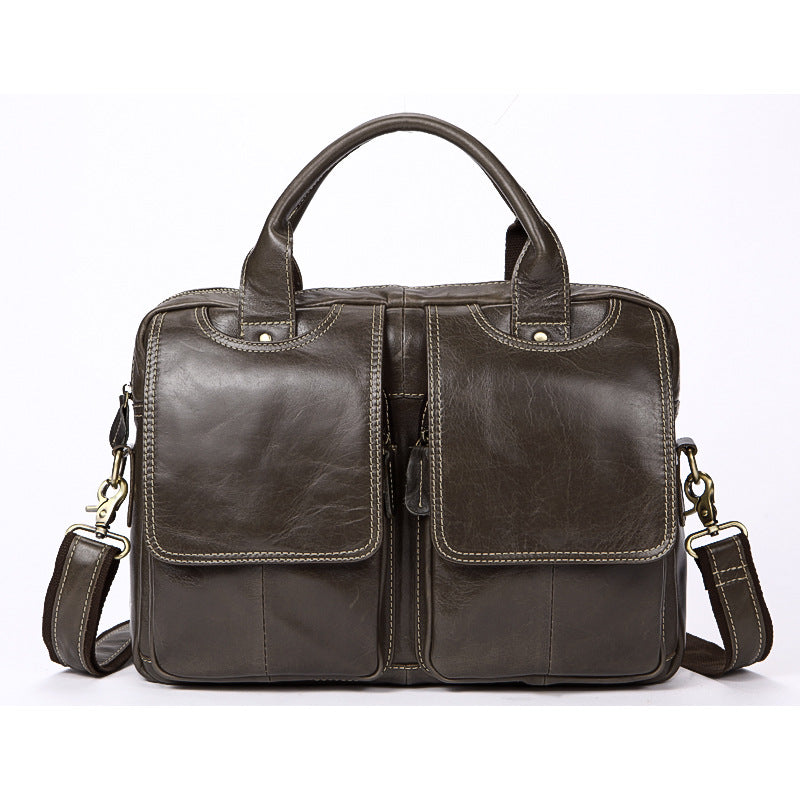 Men's Genuine Leather Laptop Messenger Bags