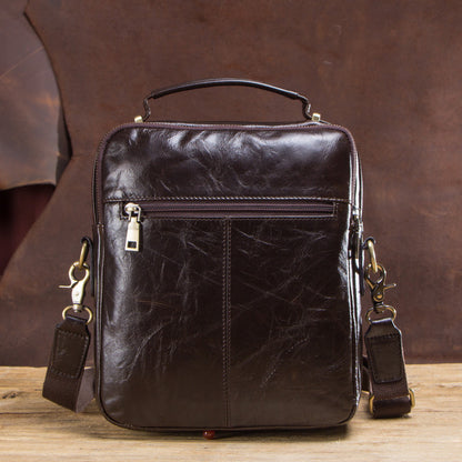 Leather Messenger Bag for Men