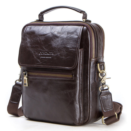 Leather Messenger Bag for Men