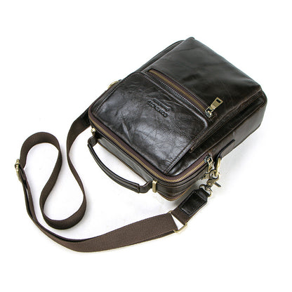 Leather Messenger Bag for Men