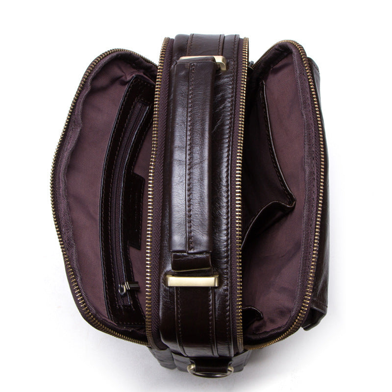 Leather Messenger Bag for Men