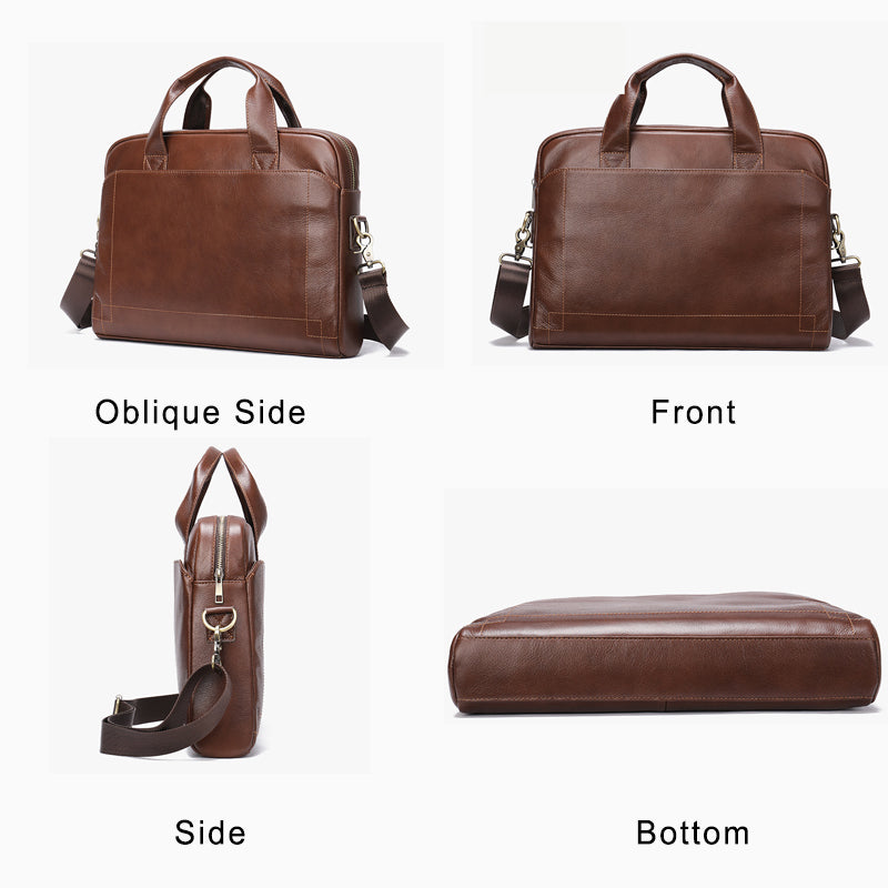 Leather Briefcases Laptop Messenger Bags