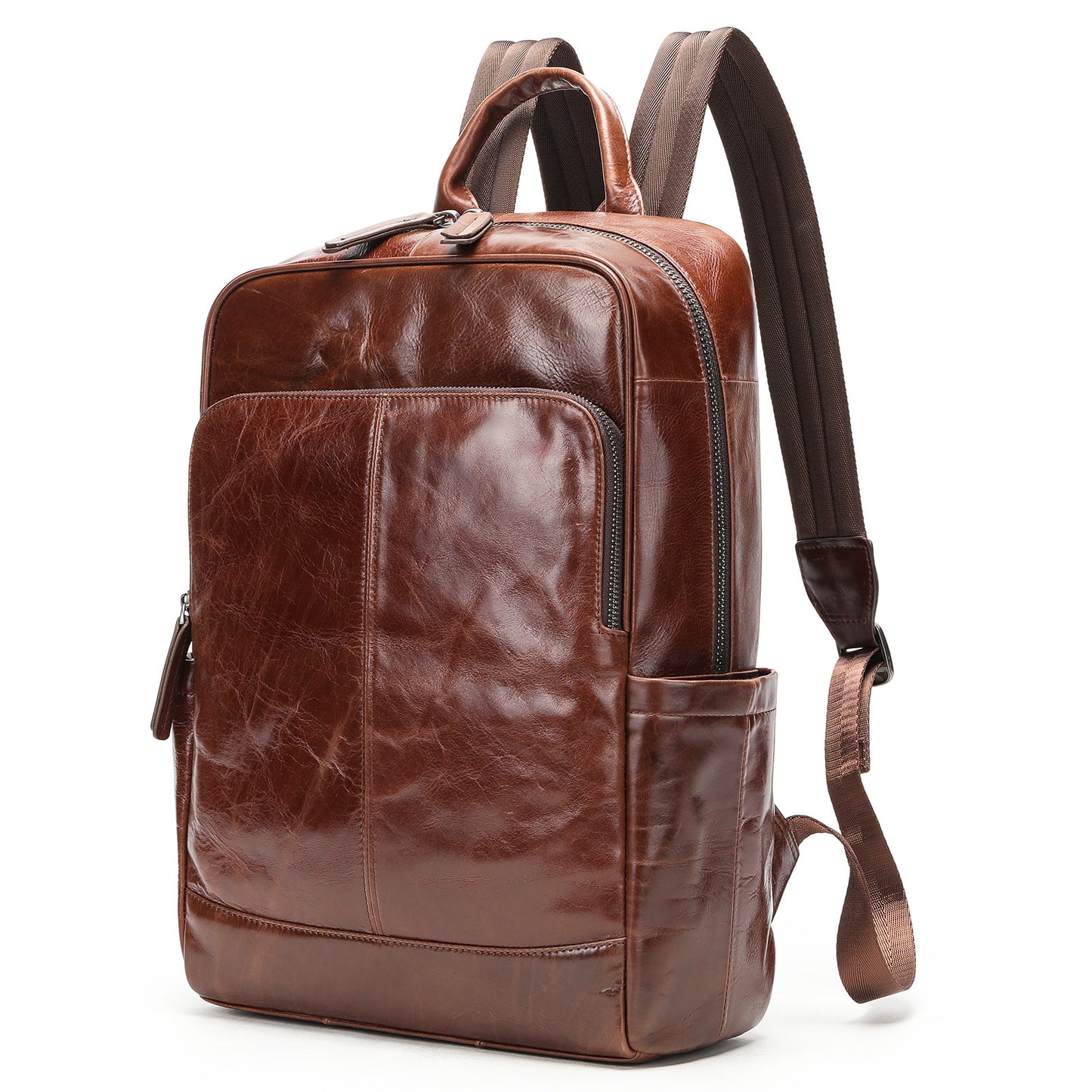 Luxury Genuine Leather Men's Backpack