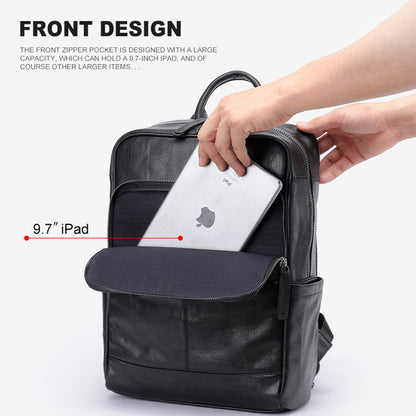 Luxury Genuine Leather Men's Backpack