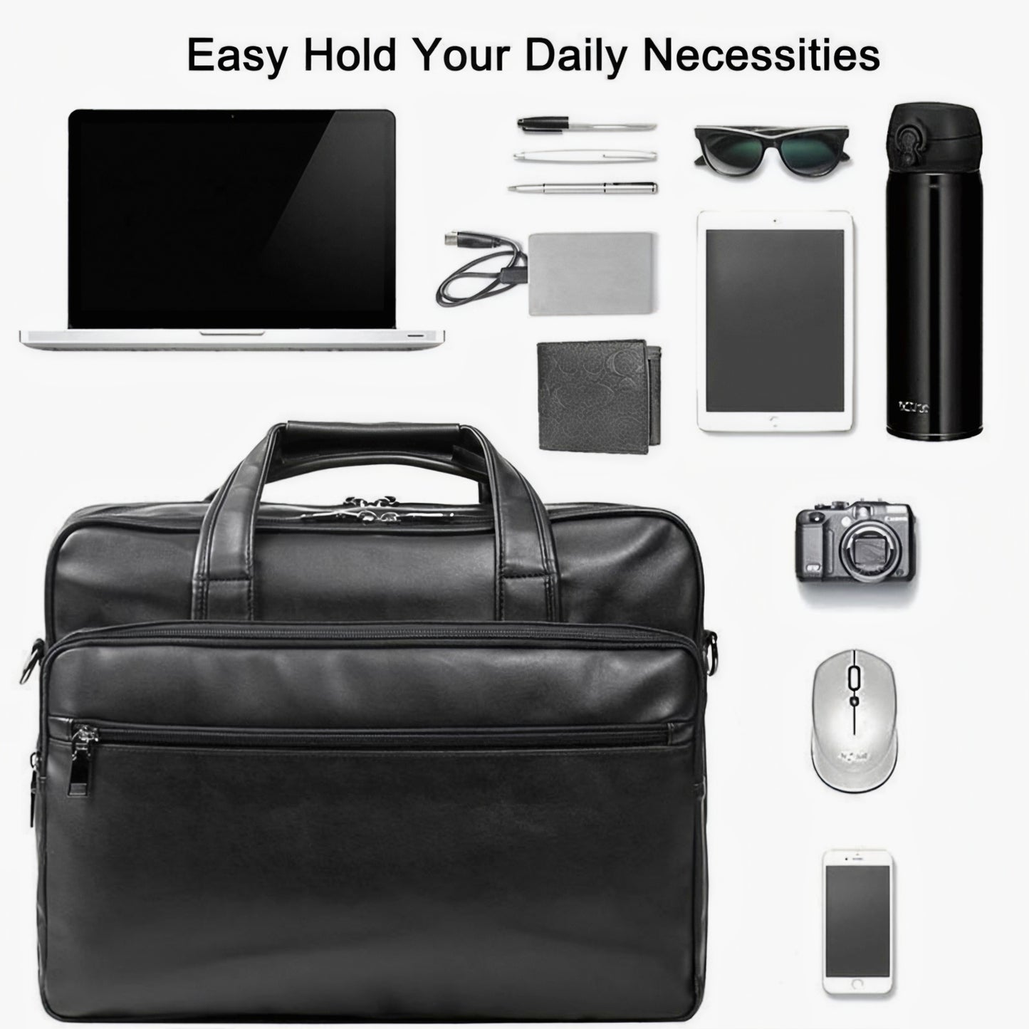 Genuine Leather Briefcase for Men