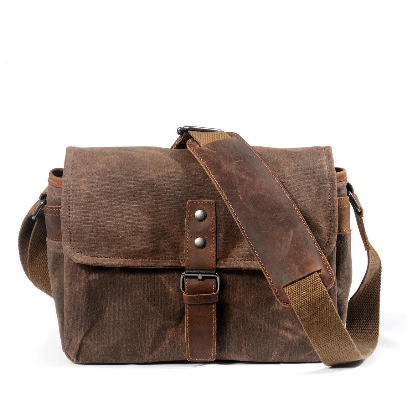 Men's Canvas Leather Camera Bag