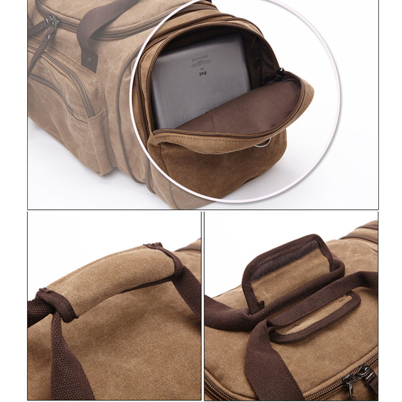 Men's Canvas Travel Duffle Bag