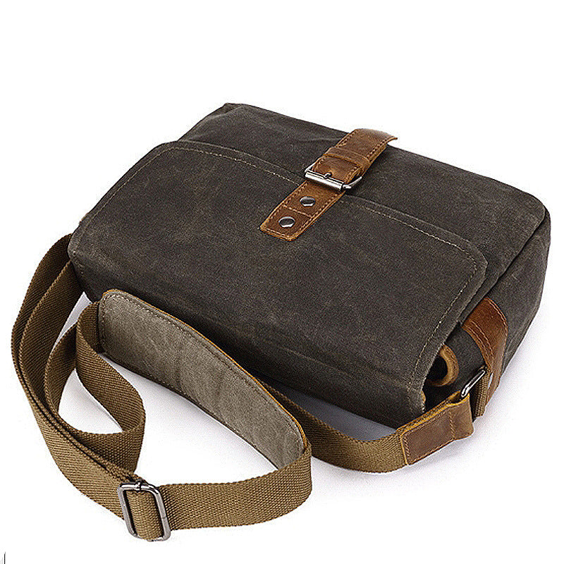 Men's Canvas Leather Camera Bag