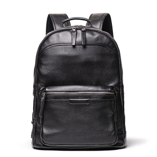 Men's Genuine Leather Backpack Purse