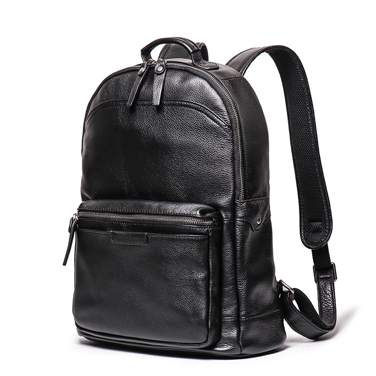 Men's Genuine Leather Backpack Purse