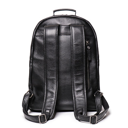 Men's Genuine Leather Backpack Purse