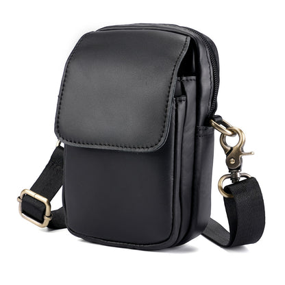 Men's Genuine Leather Crossbody Sling Bag