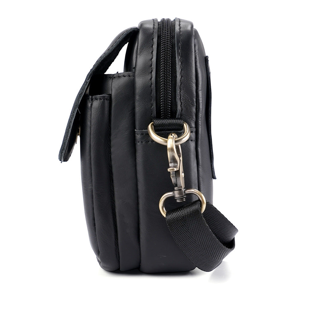 Men's Genuine Leather Crossbody Sling Bag