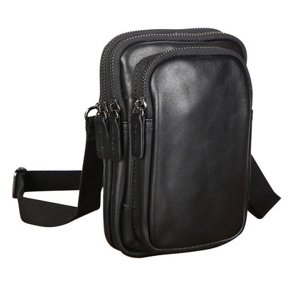 Men's Genuine Leather Crossbody Sling Bag