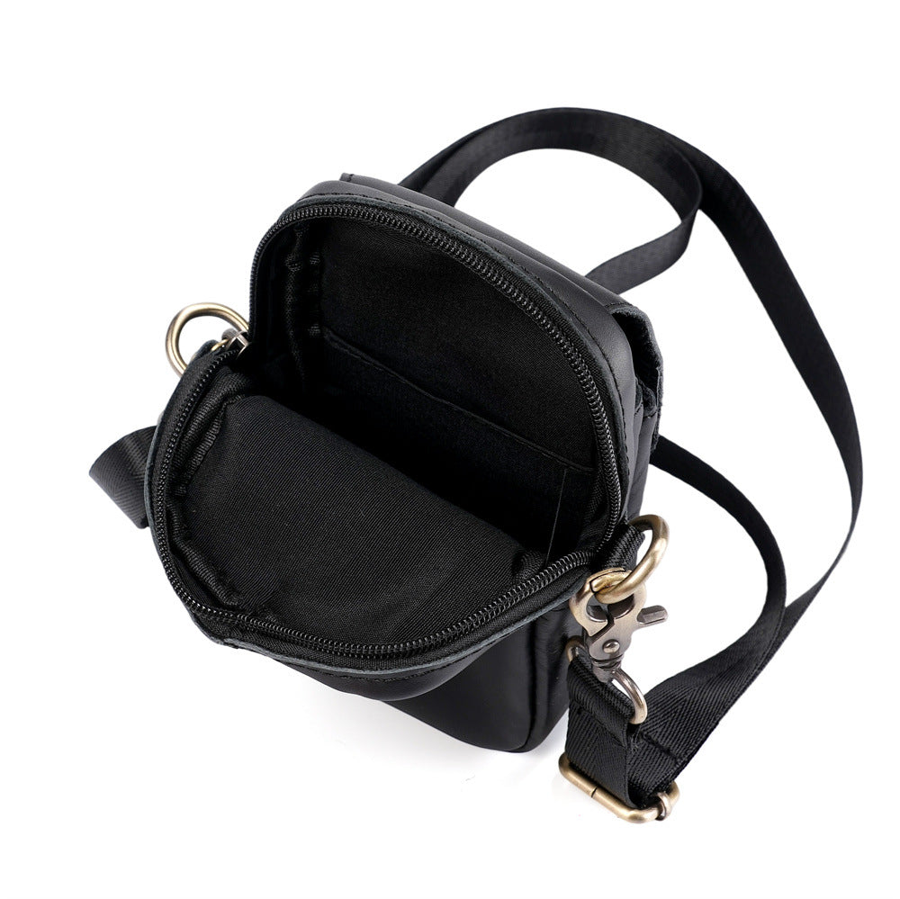 Men's Genuine Leather Crossbody Sling Bag