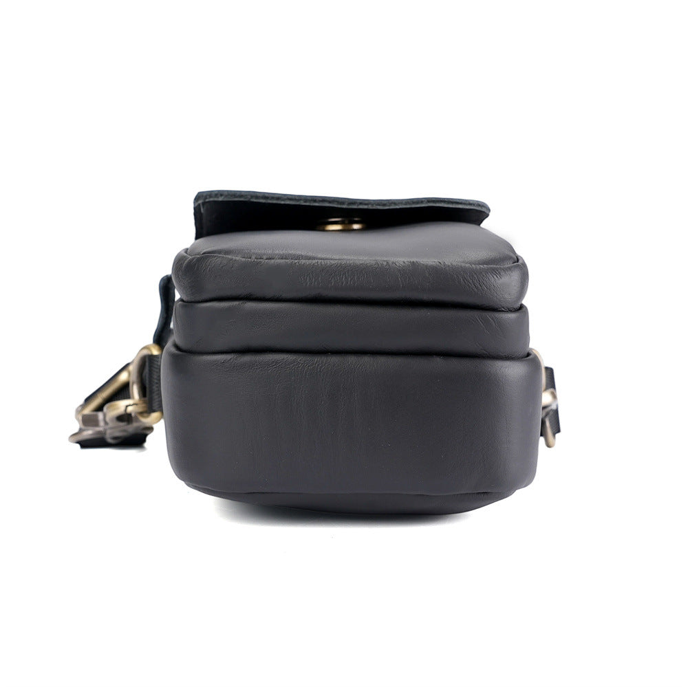 Men's Genuine Leather Crossbody Sling Bag