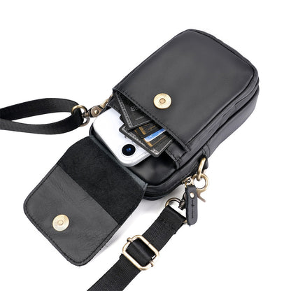 Men's Genuine Leather Crossbody Sling Bag