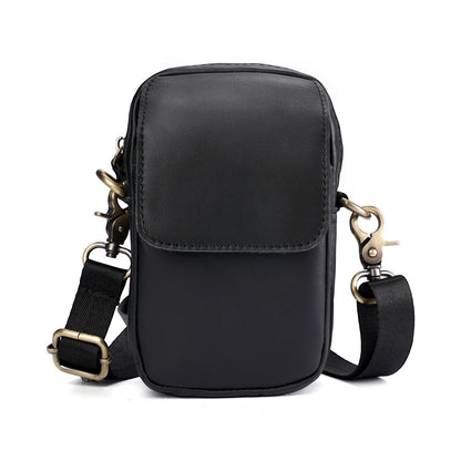 Men's Genuine Leather Crossbody Sling Bag