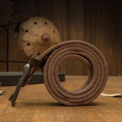 Men's Handcrafted Full-Grain Leather Belt