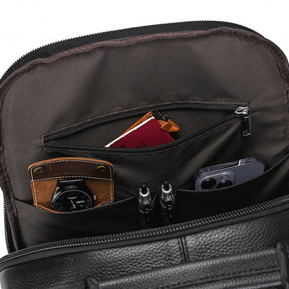 Men's Vintage Leather Laptop Backpack