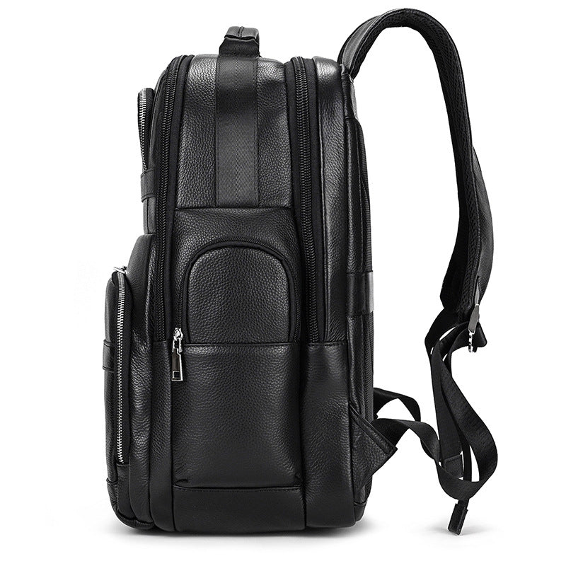 Men's Vintage Leather Laptop Backpack