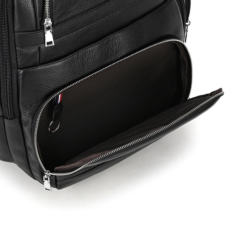 Men's Vintage Leather Laptop Backpack