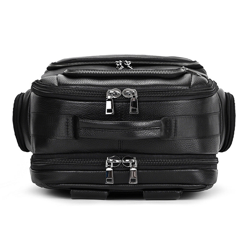Men's Vintage Leather Laptop Backpack