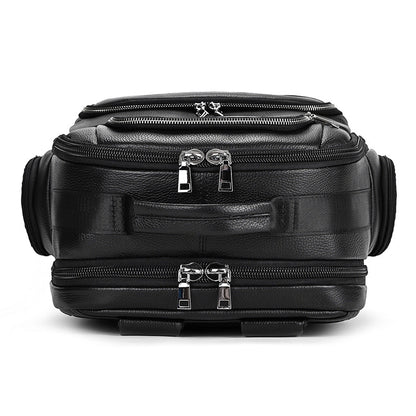 Men's Vintage Leather Laptop Backpack