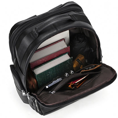 Men's Vintage Leather Laptop Backpack