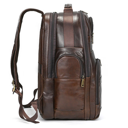 Men's Vintage Leather Laptop Backpack
