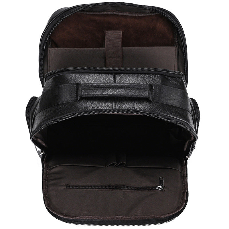 Men's Vintage Leather Laptop Backpack