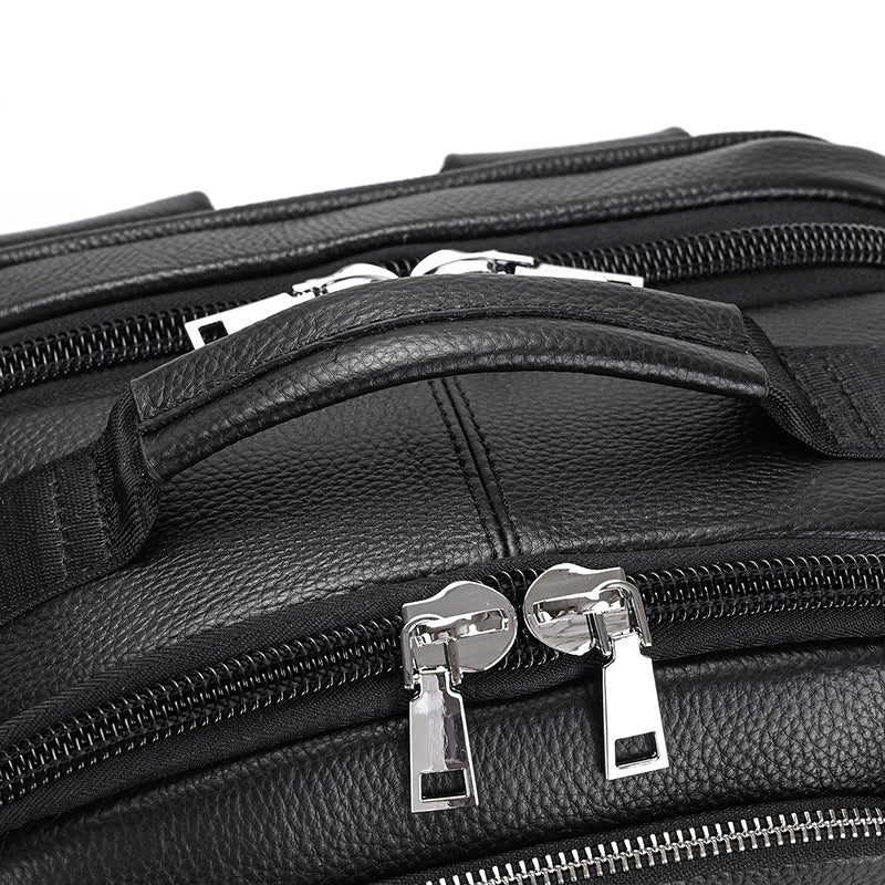 Men's Vintage Leather Laptop Backpack