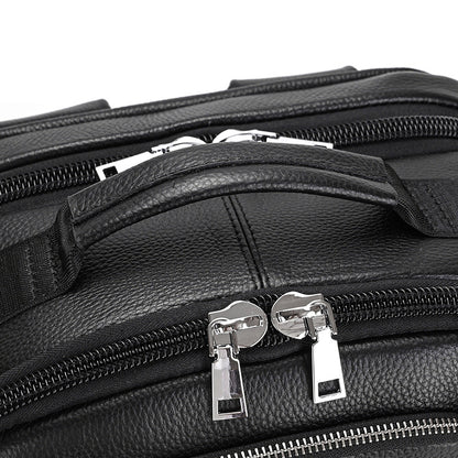 Men's Vintage Leather Laptop Backpack