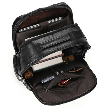 Men's Vintage Leather Laptop Backpack