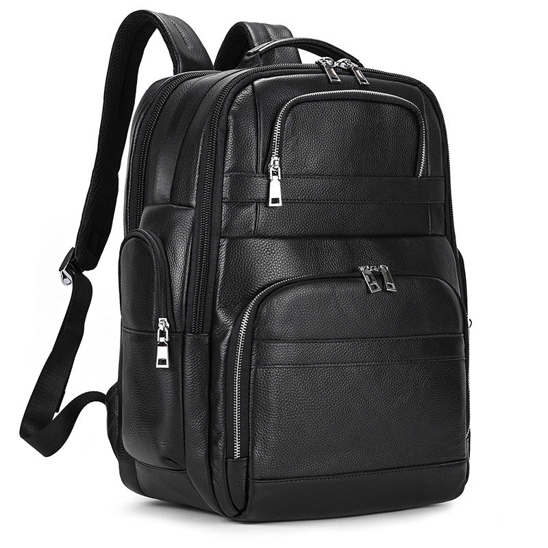 Men's Vintage Leather Laptop Backpack
