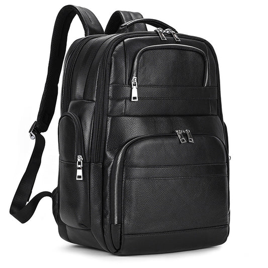 Men's Vintage Leather Laptop Backpack