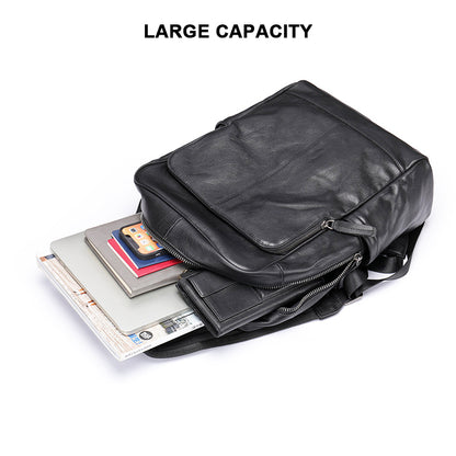 Luxury Genuine Leather Men's Backpack