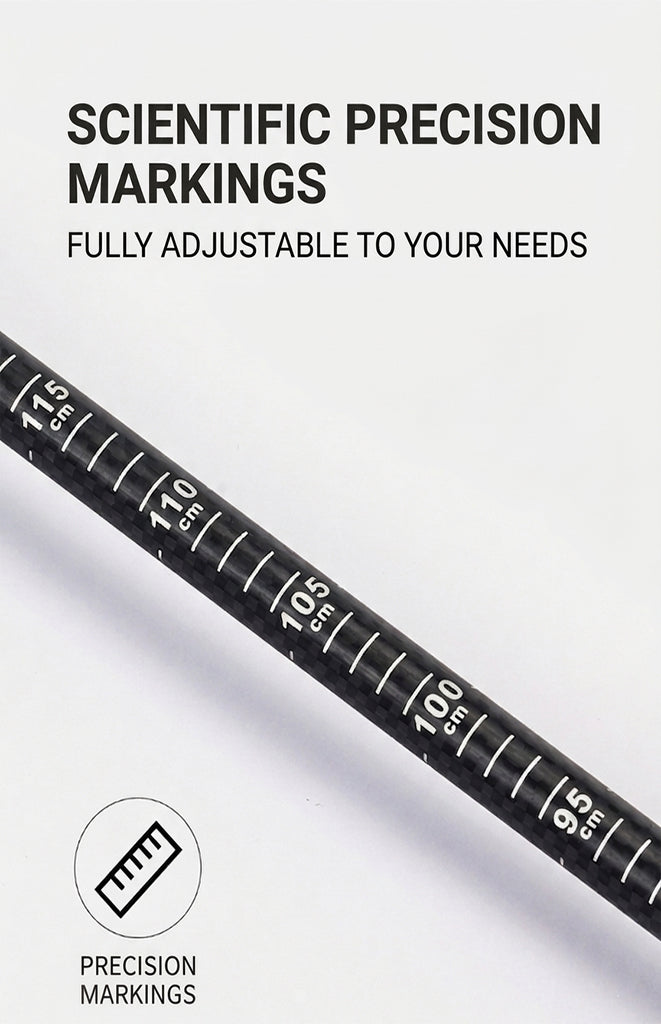 Real Carbon Fiber Adjustable Trekking Poles