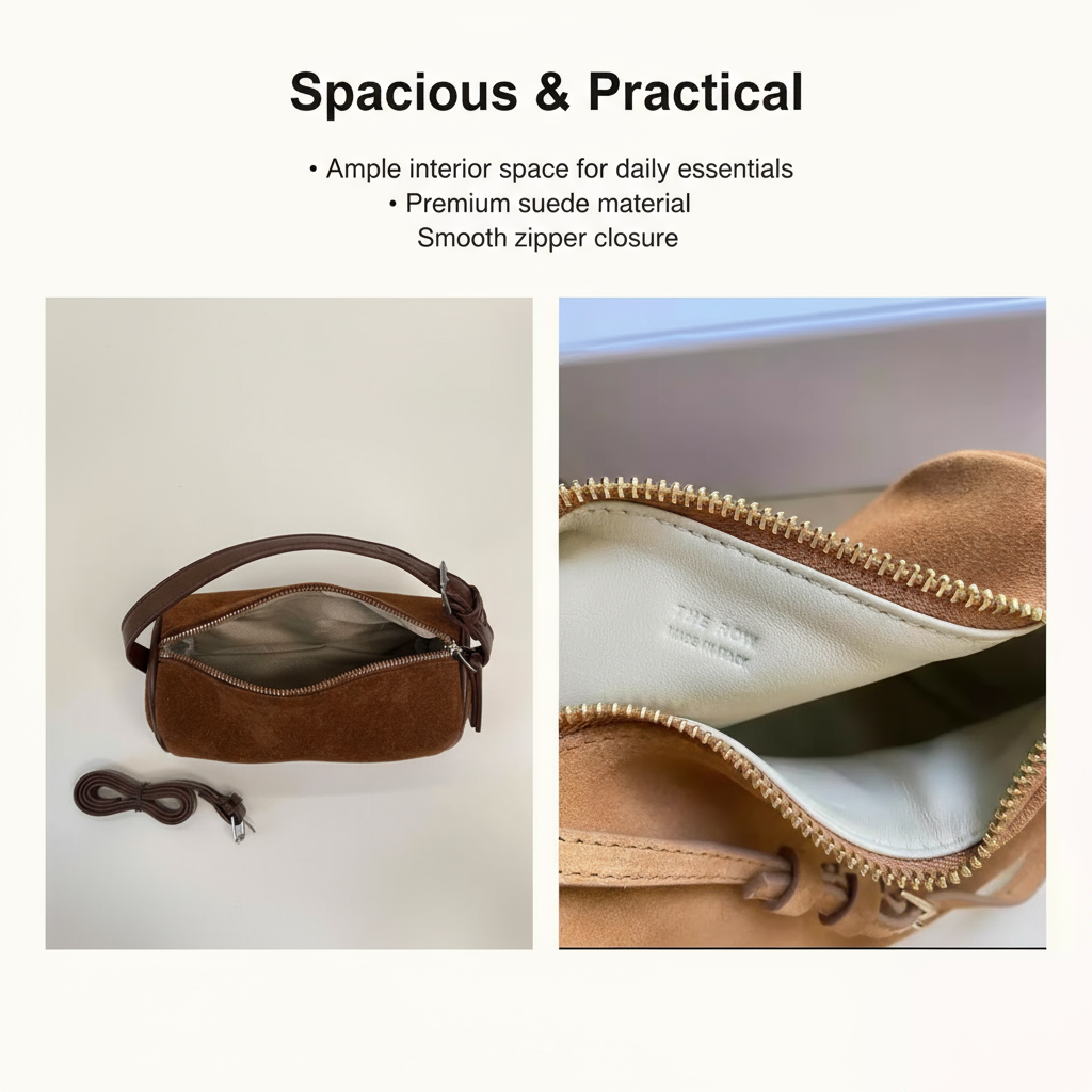 Suede Crossbody Handbags for Women