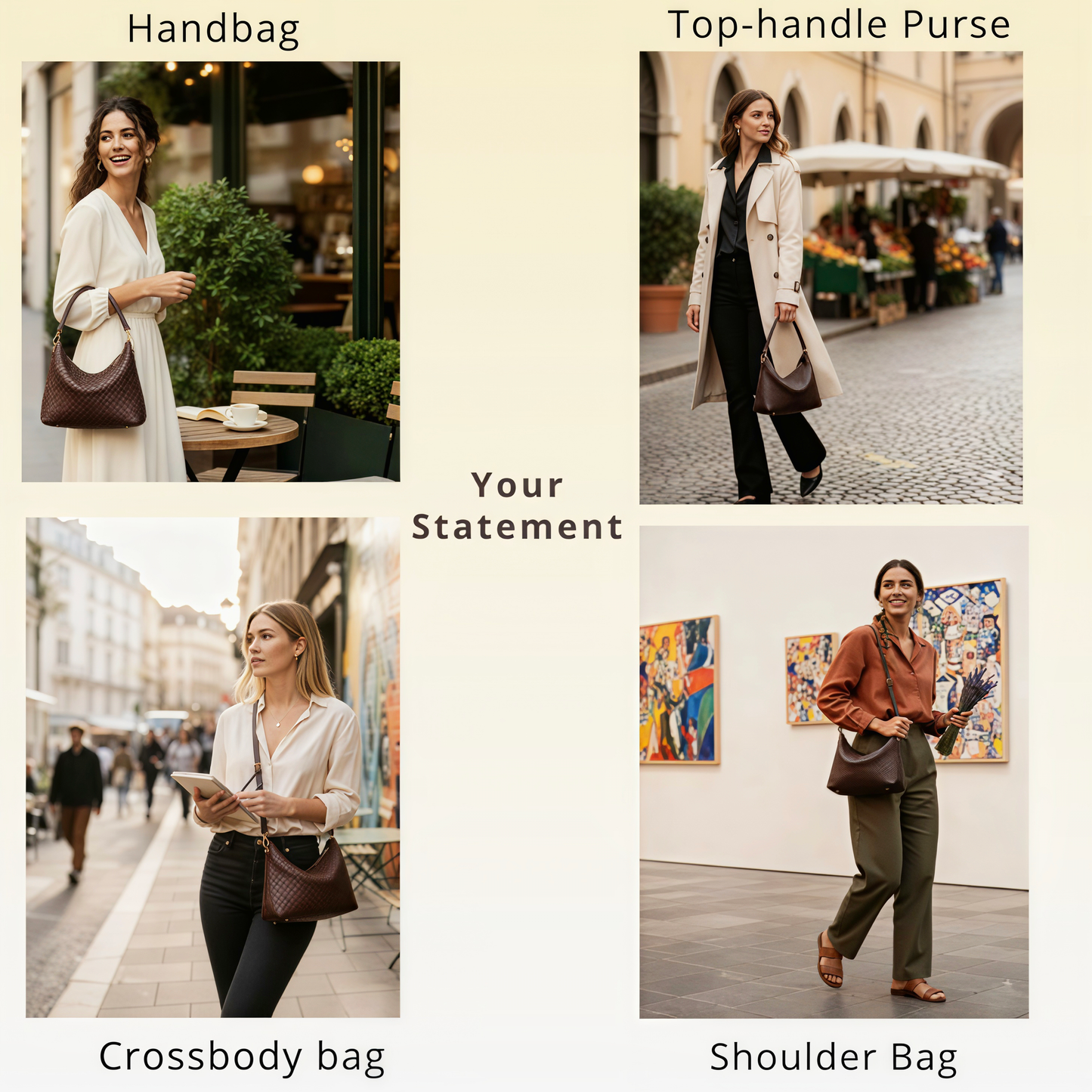 Women's Woven Tote Bag