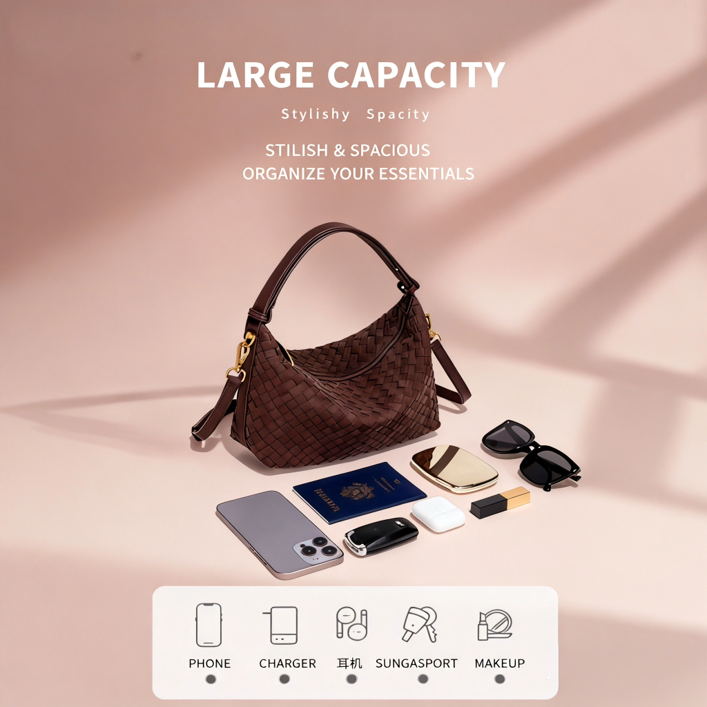 Women's Woven Tote Bag