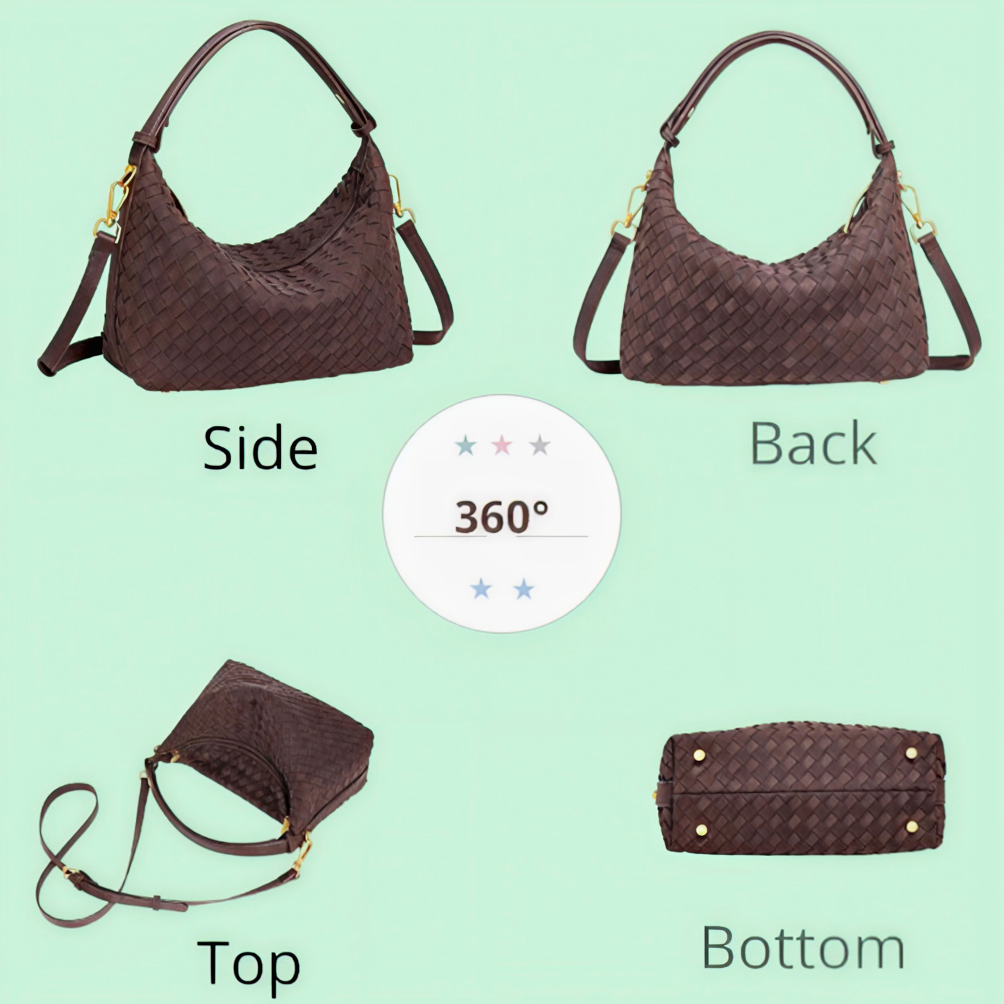 Women's Woven Tote Bag