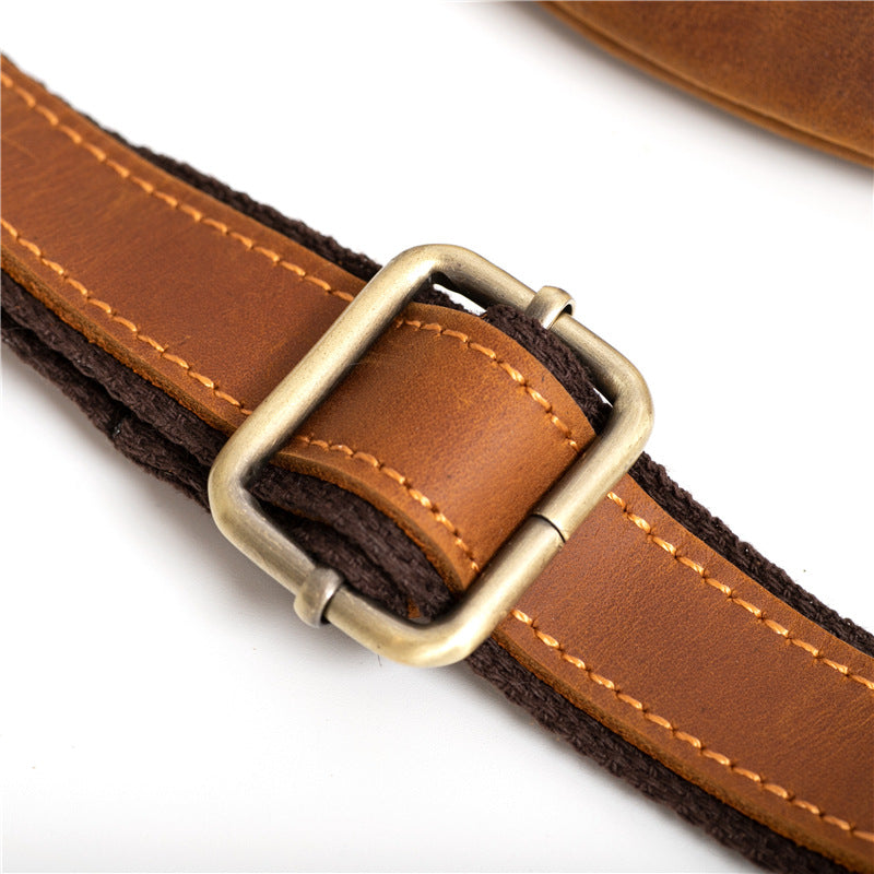 Top Grain Genuine Leather Waist Pack for Man & Women