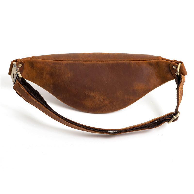 Top Grain Genuine Leather Waist Pack for Man & Women