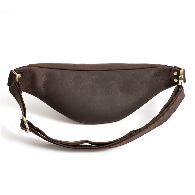 Top Grain Genuine Leather Waist Pack for Man & Women