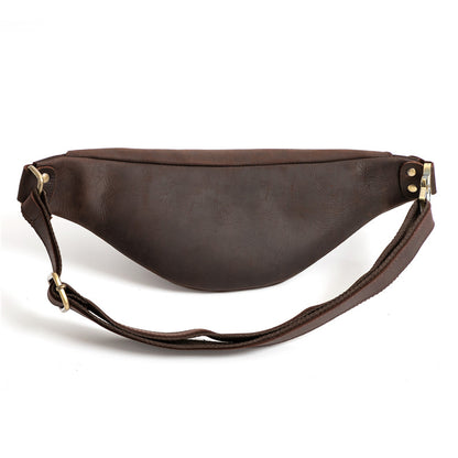 Top Grain Genuine Leather Waist Pack for Man & Women