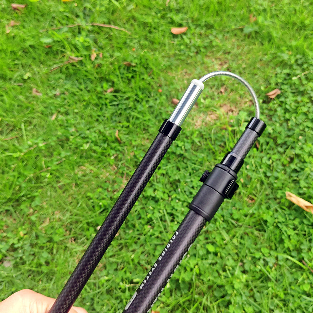 Ultra-Light 5-Section Foldable Carbon Fiber Trekking Poles