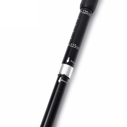 Ultralight 5-Section Aluminum Folding Trekking Poles with Shock Absorption