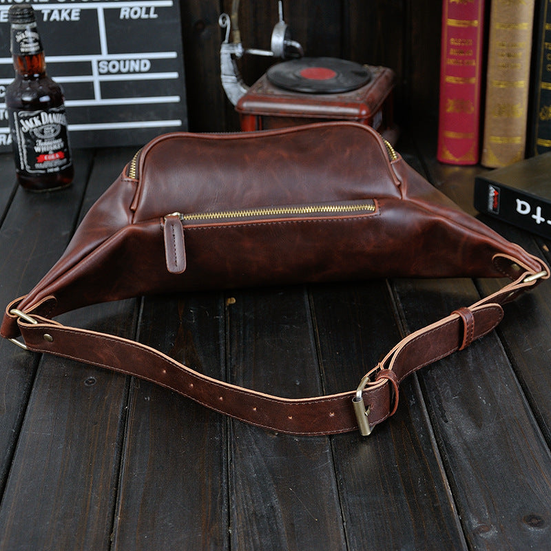 Vintage Crazy Horse Leather Fanny Pack
