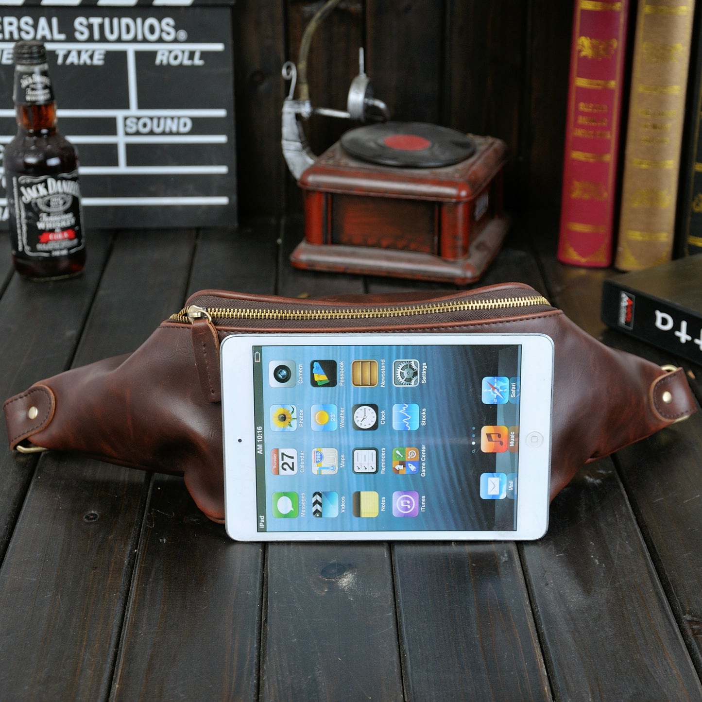 Vintage Crazy Horse Leather Fanny Pack